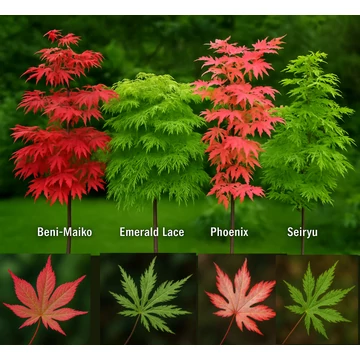Japán Juhar Fajták - ACER PALMATUM  Japán Juhar Fajták - ACER PALMATUM