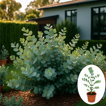  Eukalyptus 'Sylver Drop' - Ezüst csepp eukaliptusz facsemete 30-80 cm