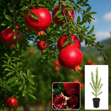 Termő Gránátalma - Punica granatum fajták 100-120 cm