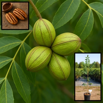 Pekándió  oltványok - Carya illinoiensis fajták