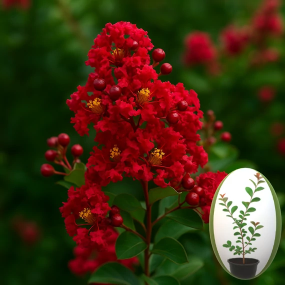 Lagerstroemia Indica - KrepMirtusz - Kínai selyemmirtusz magonc csemeték